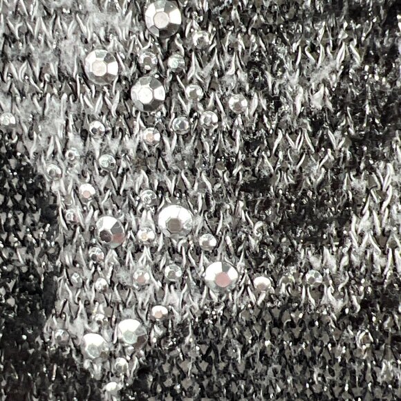 Rock & Republic Womens 1X Gray Top Sleeveless Black Embellished Cross Rayon Poly - Picture 3 of 8